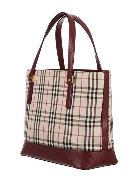 fake burberry tote for sale|burberry check and leather tote.